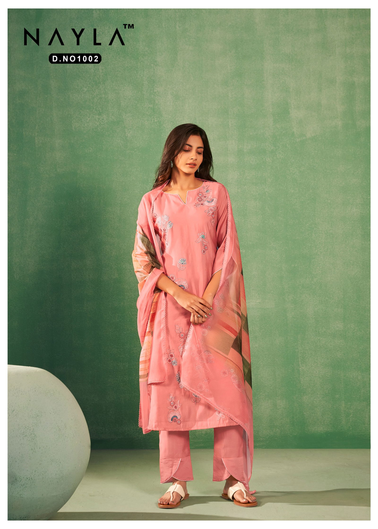 Qurbat 1002 By Nayla Viscose Silk Designer Kurti With Bottom Dupatta Wholesale Online